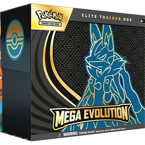 Pokémon TCG Mega Evolution Elite Trainer Box inklusive sleeves og tilbehør